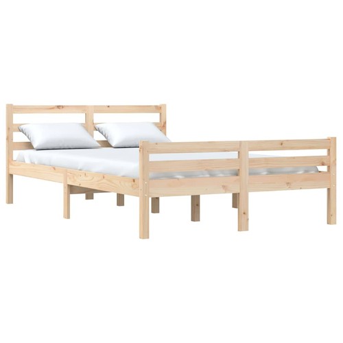 Solid wood bed frame bedroom - solid,