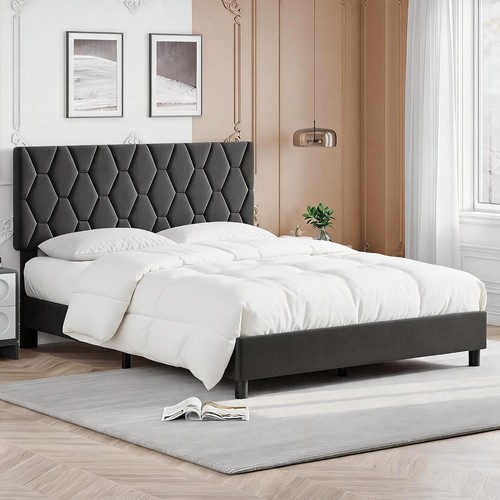 408kg upholstered bed frame - 408kg,
