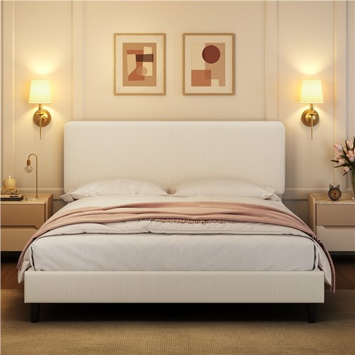 Upholstered bed frame - upholstered,