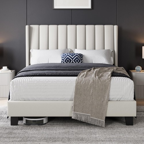 4ft6 double bed frame channel - bed, frame,