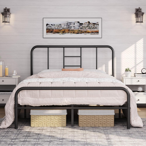 Double bed frame - frame, curved