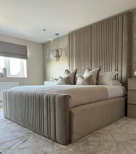 High headboard bed designer - high,