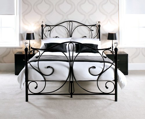 Bed frame metal 4ft6 double - bed,