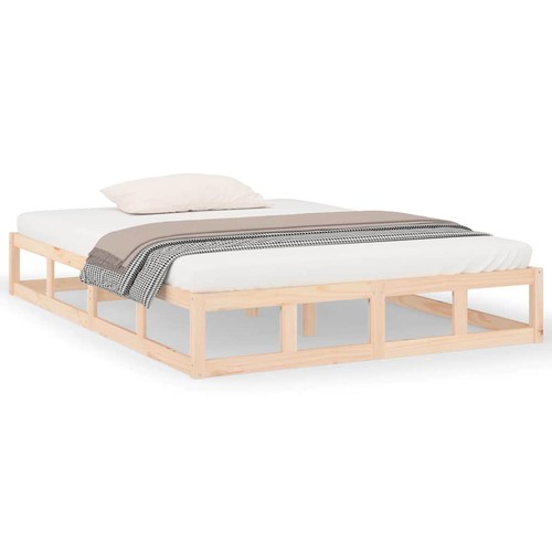 Solid wood bed frame home - solid,