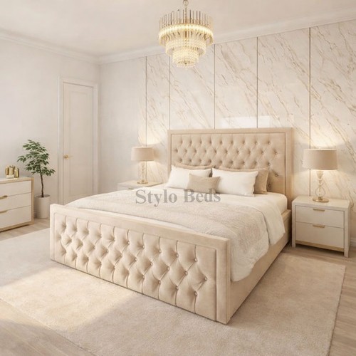 Upholstered panel bed frame - panel,