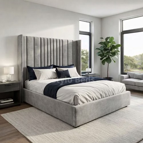 Winged ottoman bed - winged,