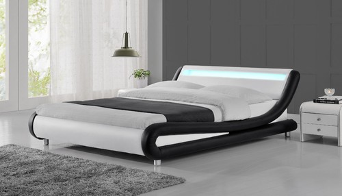 Led headboard bed double - headboard,