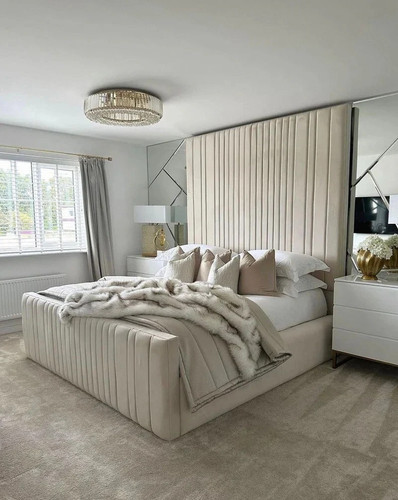 High headboard bed designer - headboard,