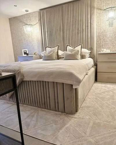 High headboard bed designer - high,