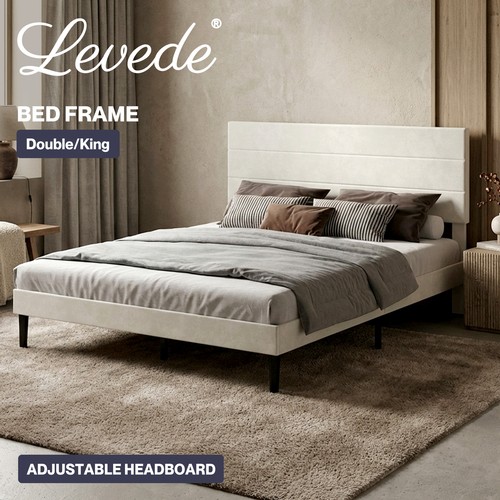 Levede double bed frame - double,
