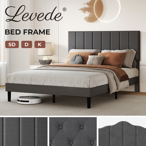 Levede upholstered bed frame - levede,